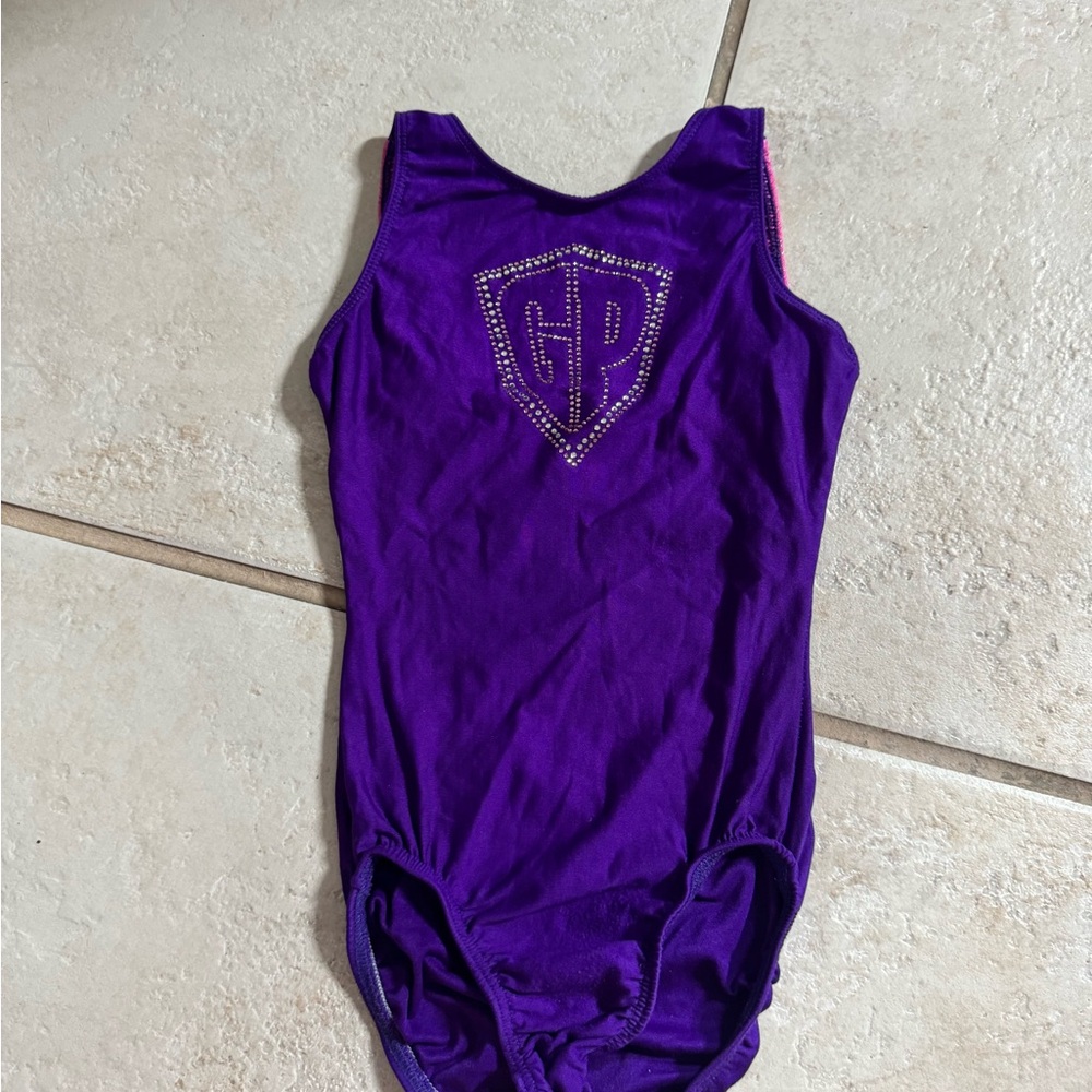 Motionwear Purple Girl Power Leotard
